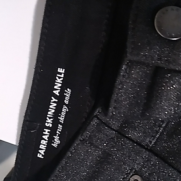 NWT AG FARRAH SKINNY ANKLE JEAN IN LUMINOUS GUNMETAL. A Must Have! - Picture 10 of 13